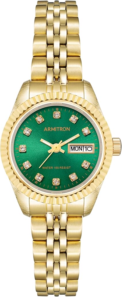 Armitron Women's Genuine Crystal Accented Bracelet Watch
