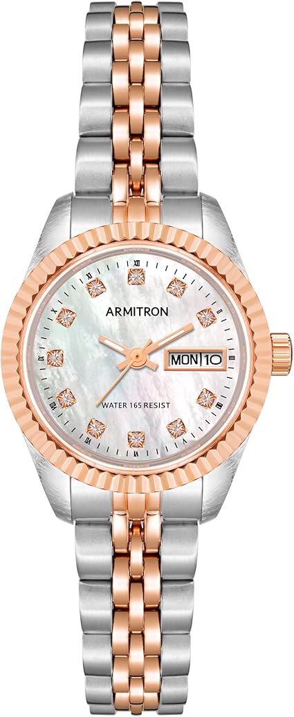 Armitron Women's Genuine Crystal Accented Bracelet Watch