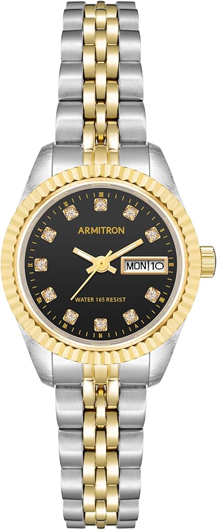Armitron Women's Genuine Crystal Accented Bracelet Watch
