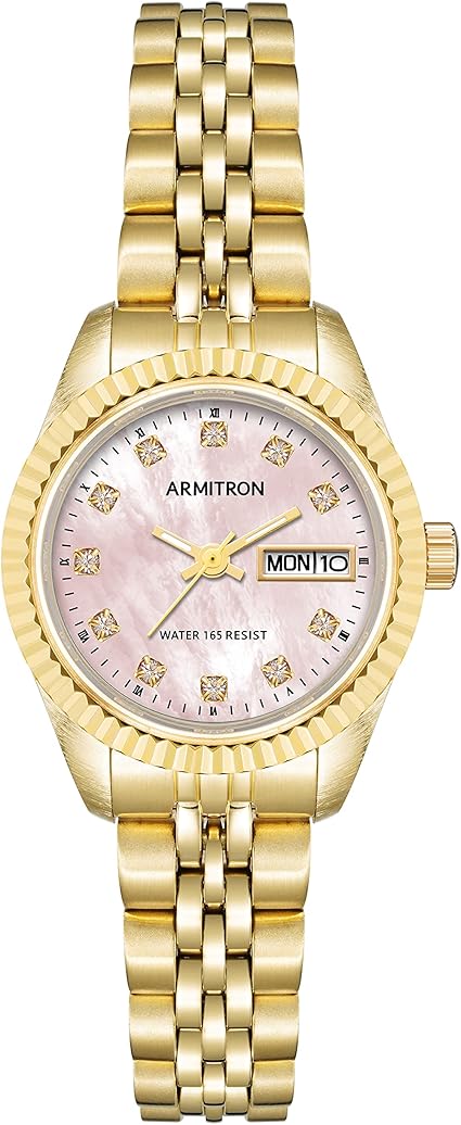 Armitron Women's Genuine Crystal Accented Bracelet Watch