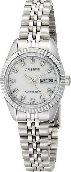 Armitron Women's Genuine Crystal Accented Bracelet Watch