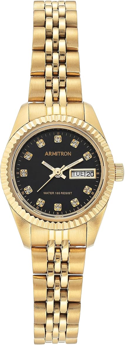 Armitron Women's Genuine Crystal Accented Bracelet Watch