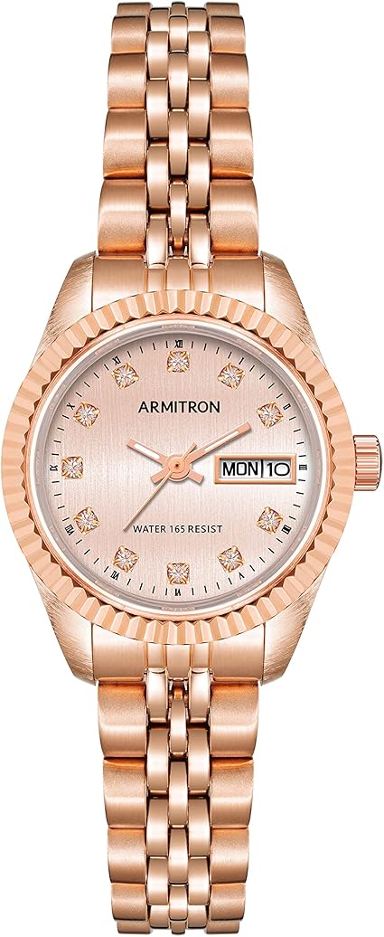 Armitron Women's Genuine Crystal Accented Bracelet Watch
