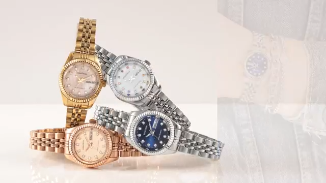 Armitron Women's Genuine Crystal Accented Bracelet Watch